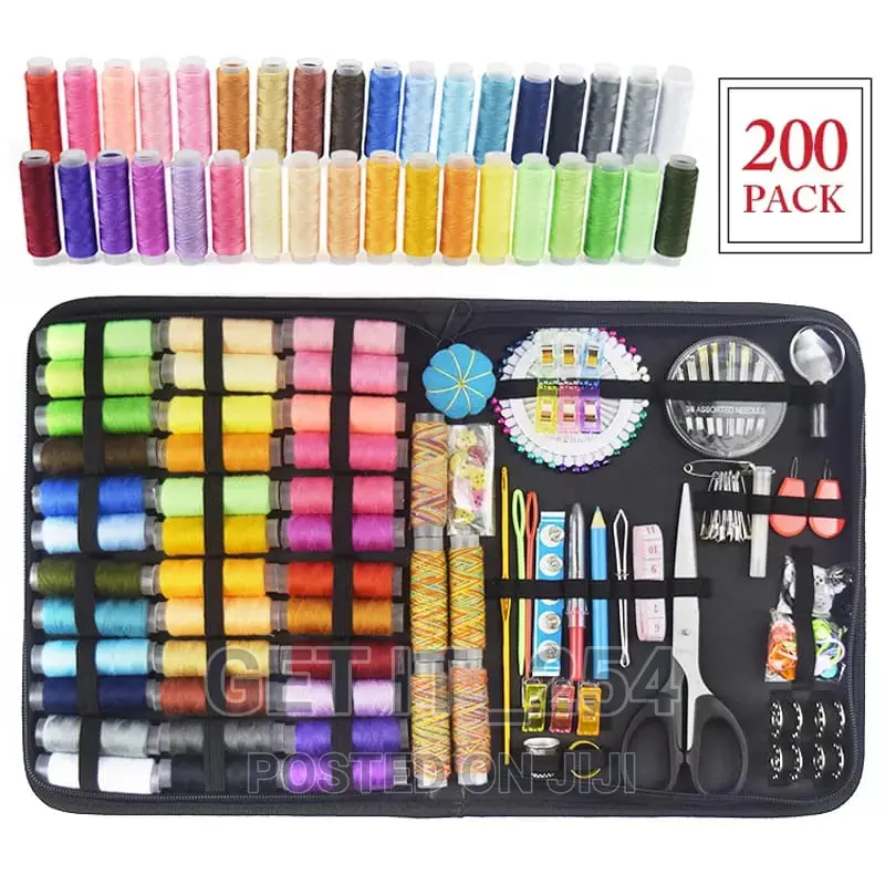 200 Pc Sewing Kit Set +Pouch