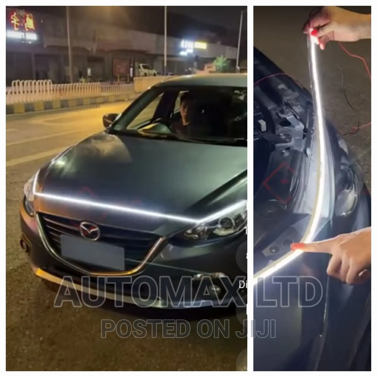 Universal Hood Glow LED Strip. For Mazda,Subaru,Toyota,Vw