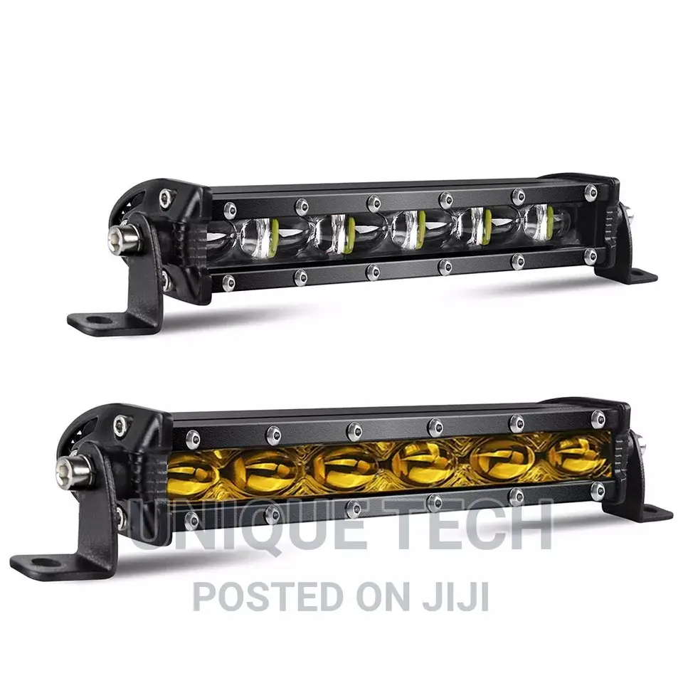 Car Fog Lights - 8 Inch 8 W 2 Pieces - White Yellow