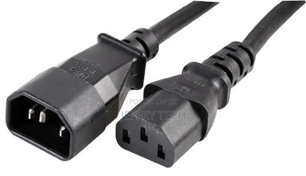 0.5m Kettle Extension Lead IEC Cable C13 to C14 Male Plug To