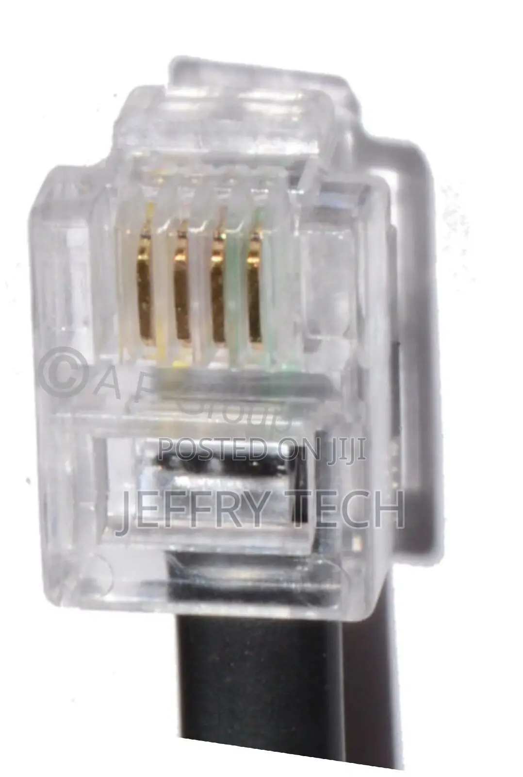 2m RJ11 ASDL Cable Black HIGH SPEED Broadband Modem 2 Metre