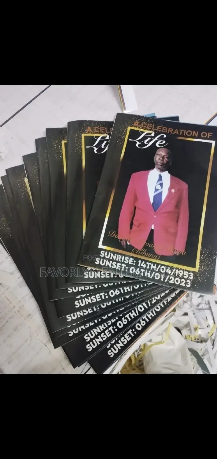 Executive Eulogy Printings