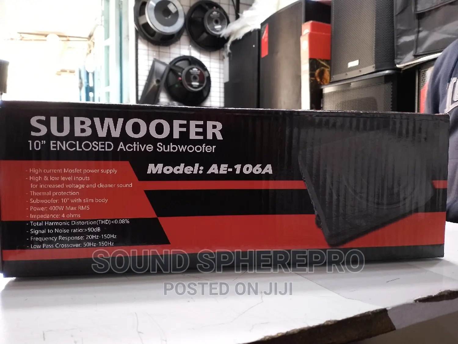 AV Link 10inch Car Underseat Speaker