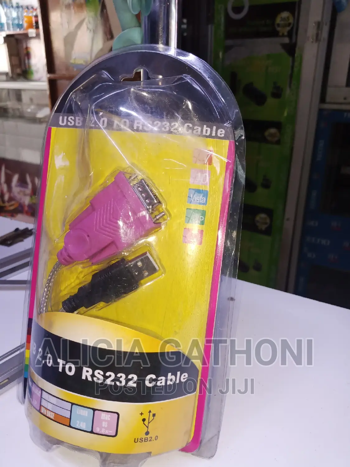 USB Male 2.0 to RS232 Cable