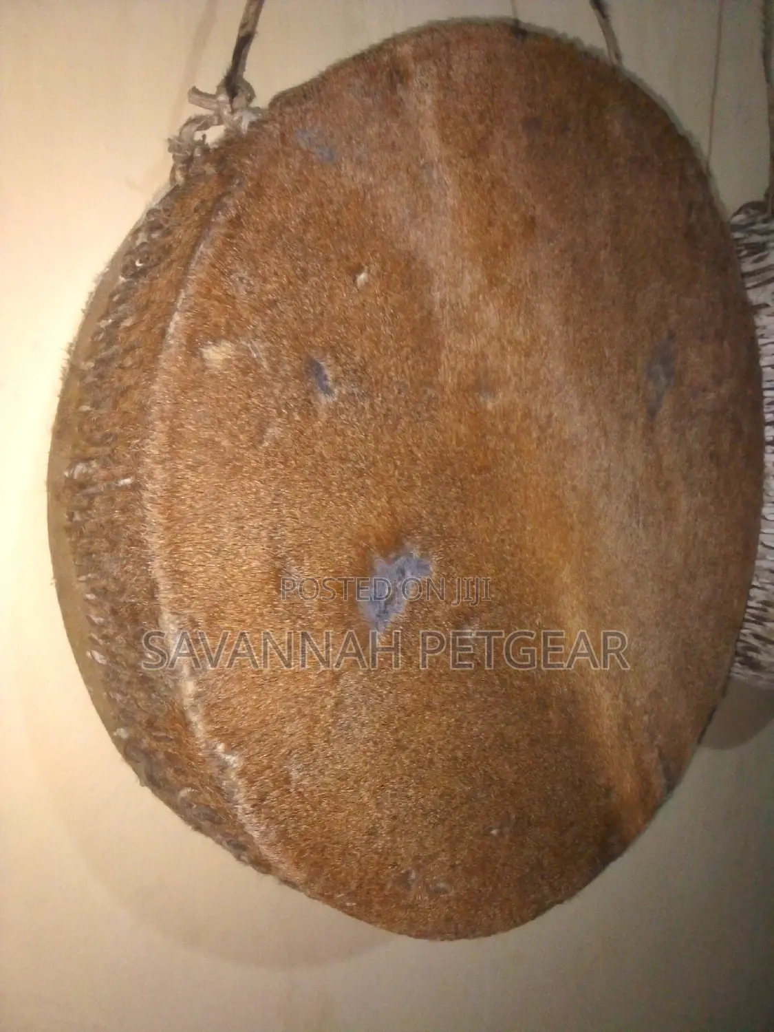 African Akorino Drum Original Goat/Cow Skin Drum - 18" Inch Diameter