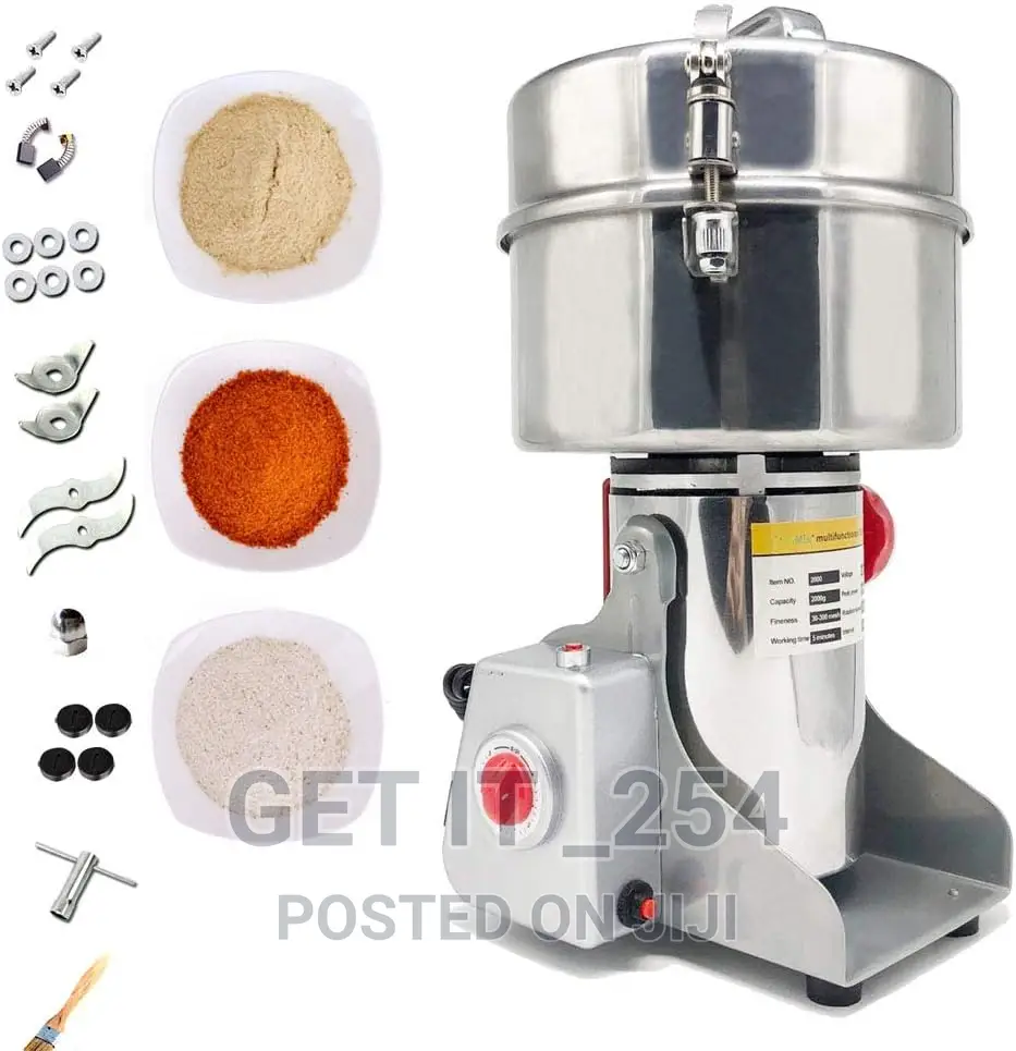 Electric High-Speed Stainless Steel Grains Grinder Mill