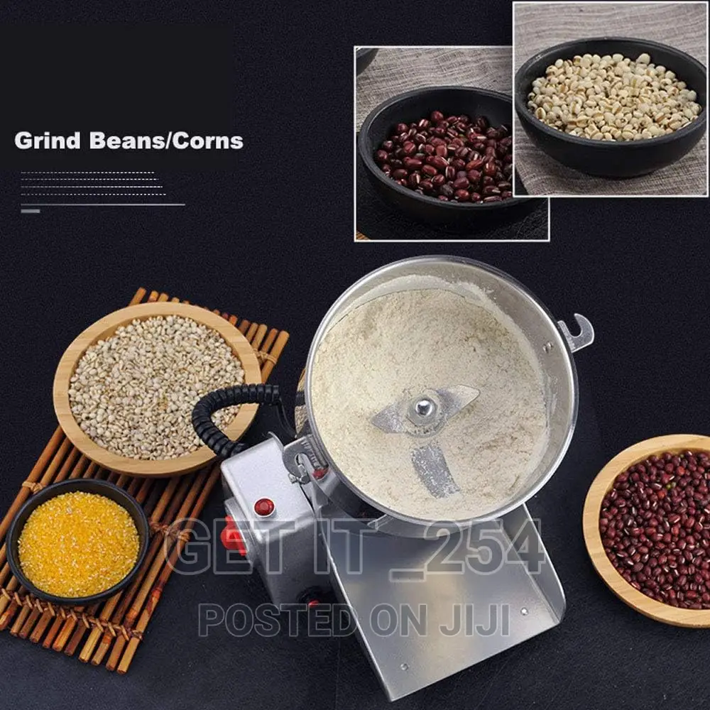 Electric High-Speed Stainless Steel Grains Grinder Mill