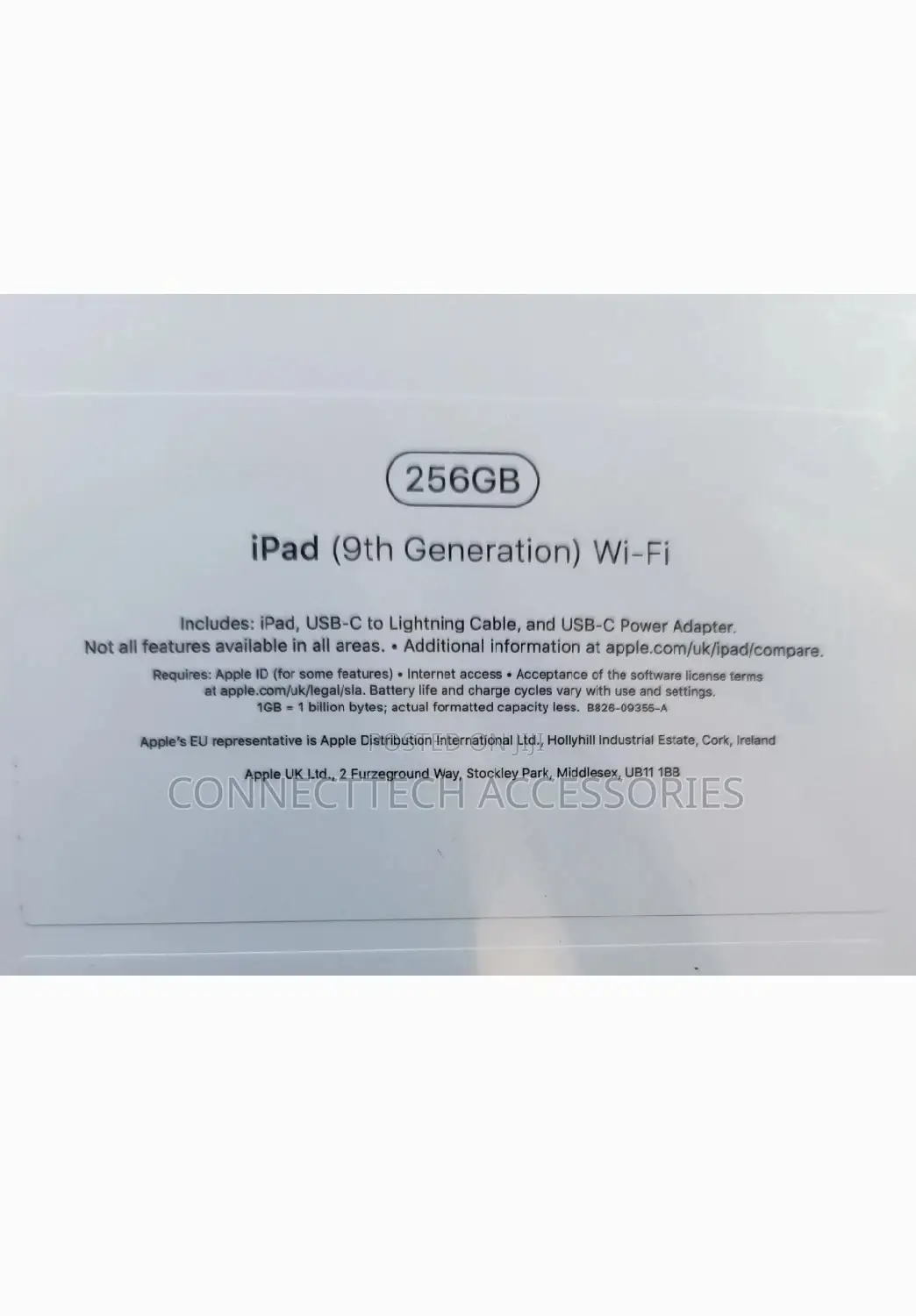 New Apple iPad 10.2 (2020) Wi-Fi 256 GB Gray