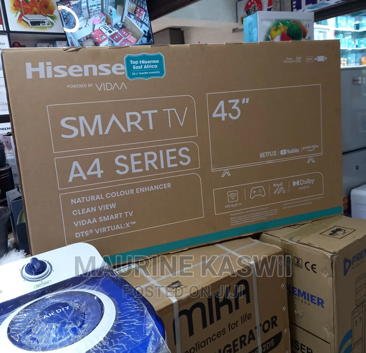 Hisense 43 Smart TV Frameless
