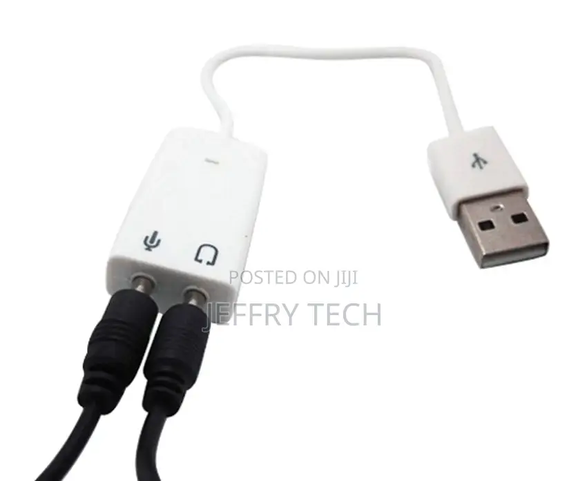 PC Windows USB2.0 3D Virtual 7.1 Channel Audio Sound Card Ad