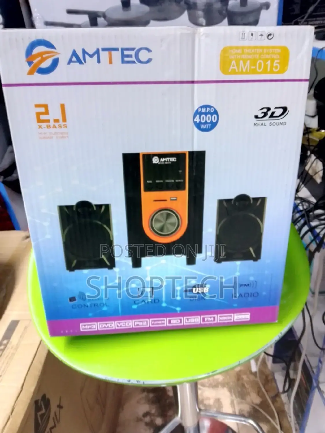 Amtec 2.1 Am-015 Home Theatre System 4000watts