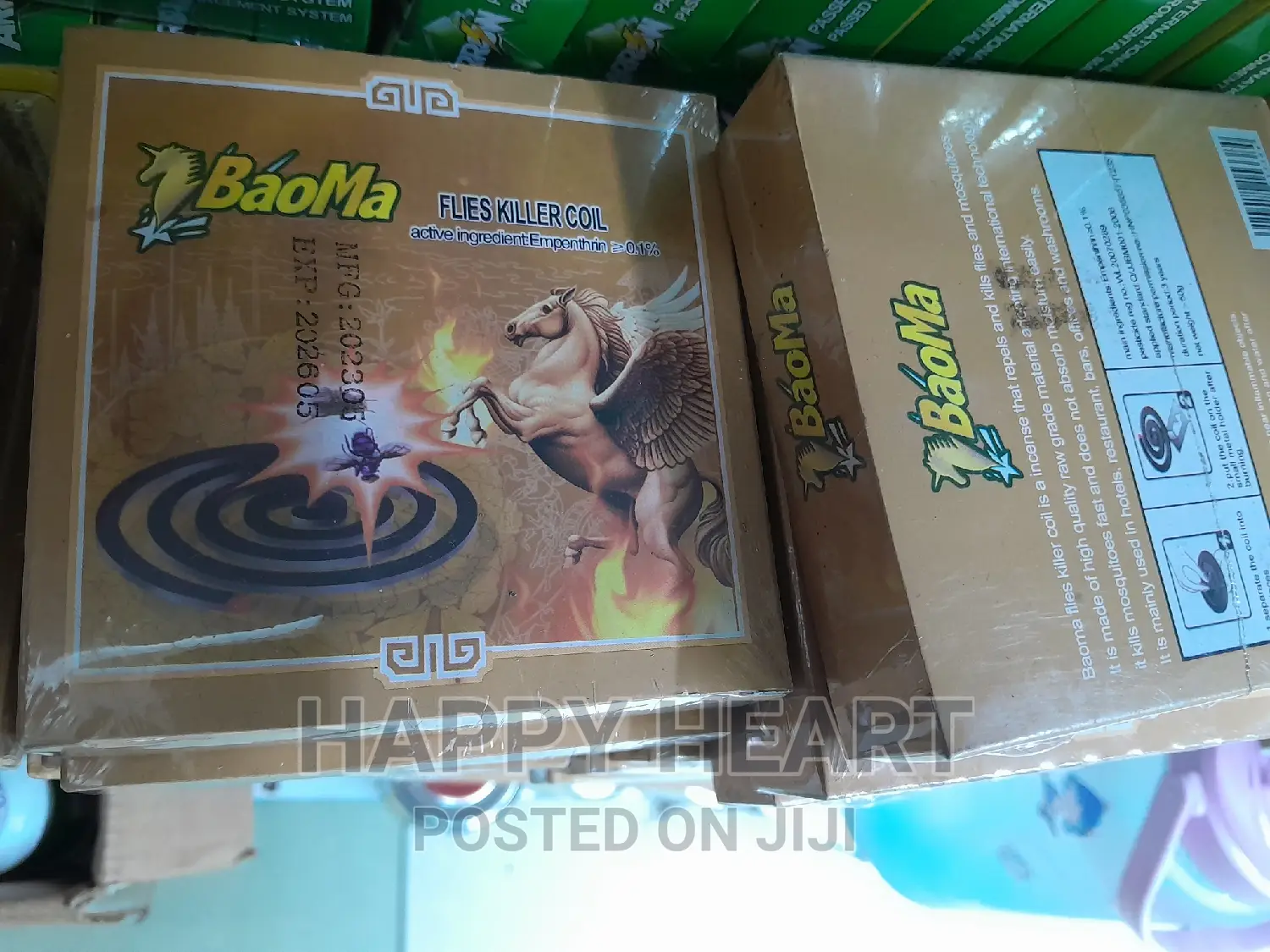 Baoma Flies Killer Coil Empenthrin 0.1% 10 Coils