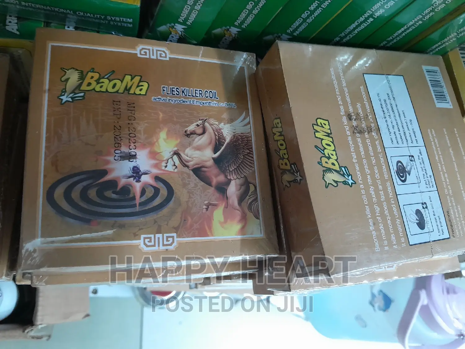 Baoma Flies Killer Coil Empenthrin 0.1% 10 Coils