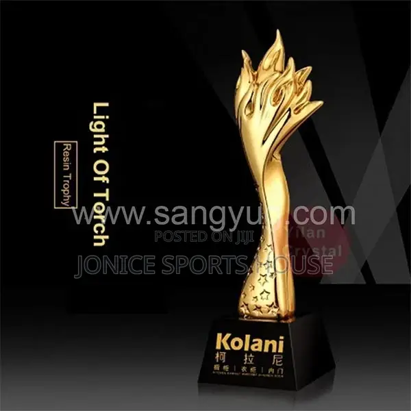 Resin Trophy Flames