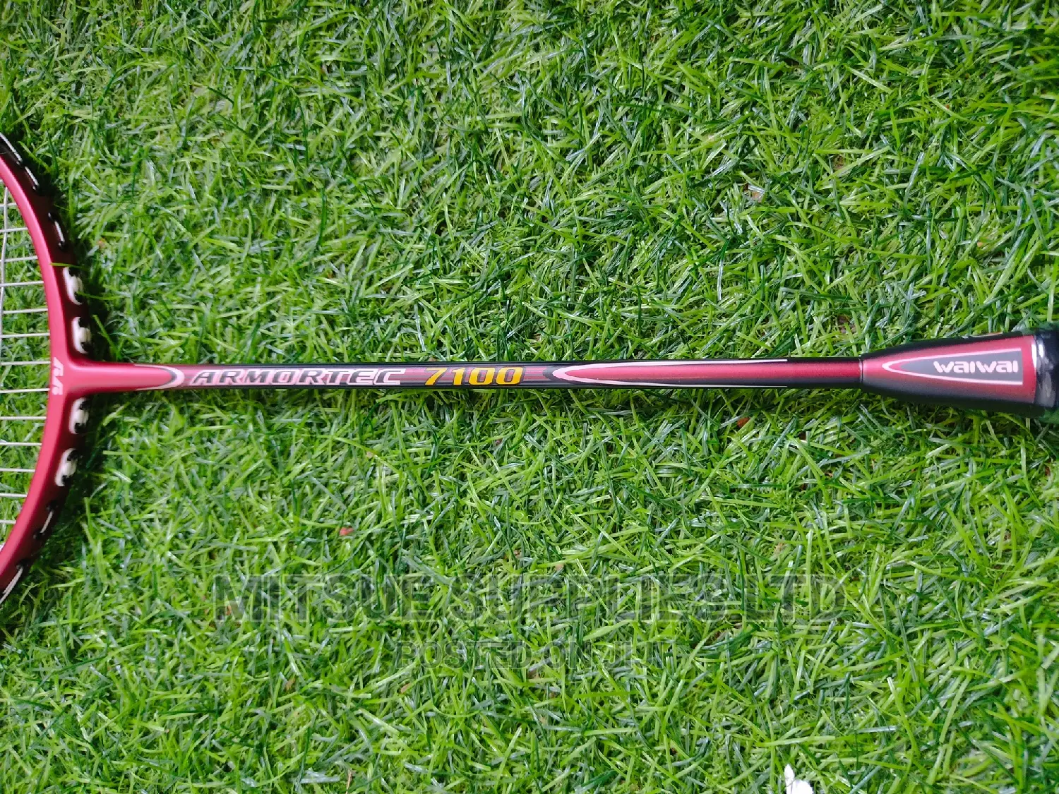 Badminton Racket Armotec 7100 in Full Leather Bag