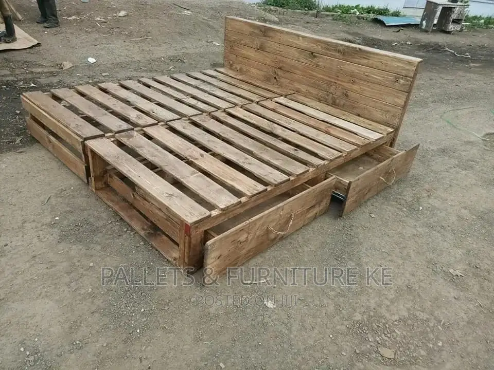 Mahogany 5 by 6 Bed Drawers