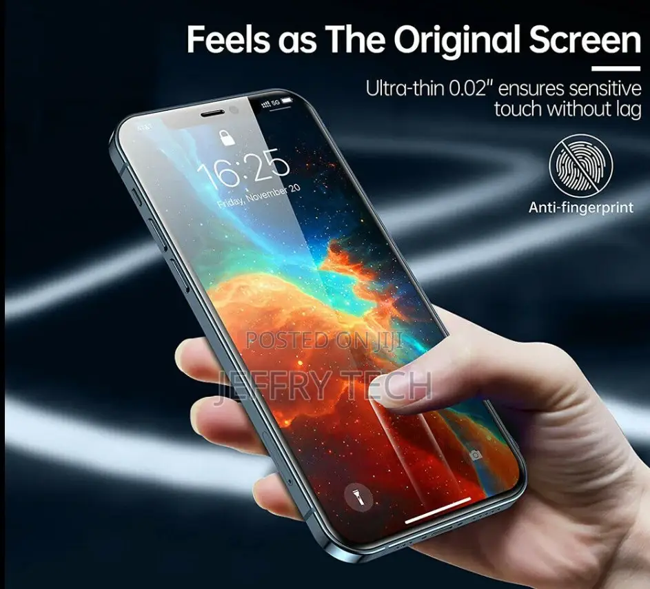 Apple iPhone 14 13 12 Pro Max Full Tempered Glass Screen Pro