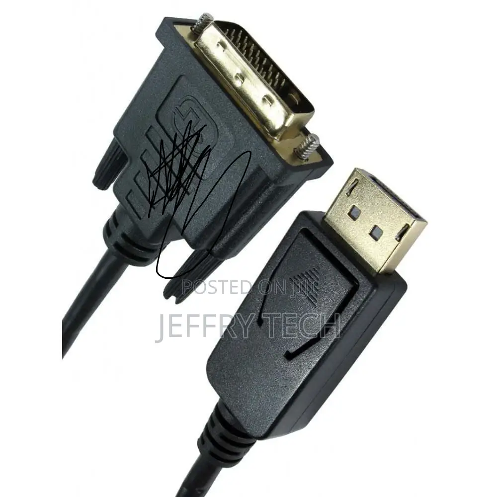 Displayport to DVI Digital Monitor Lead GOLD 2m