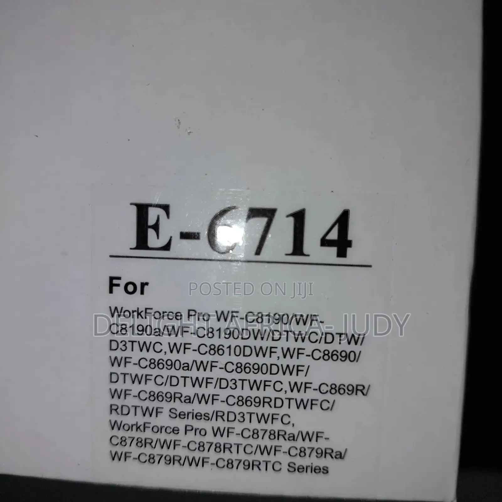 E-6714 T6714 Maintenance Ink Tank Epson Wf-C8610 C8190 C869R
