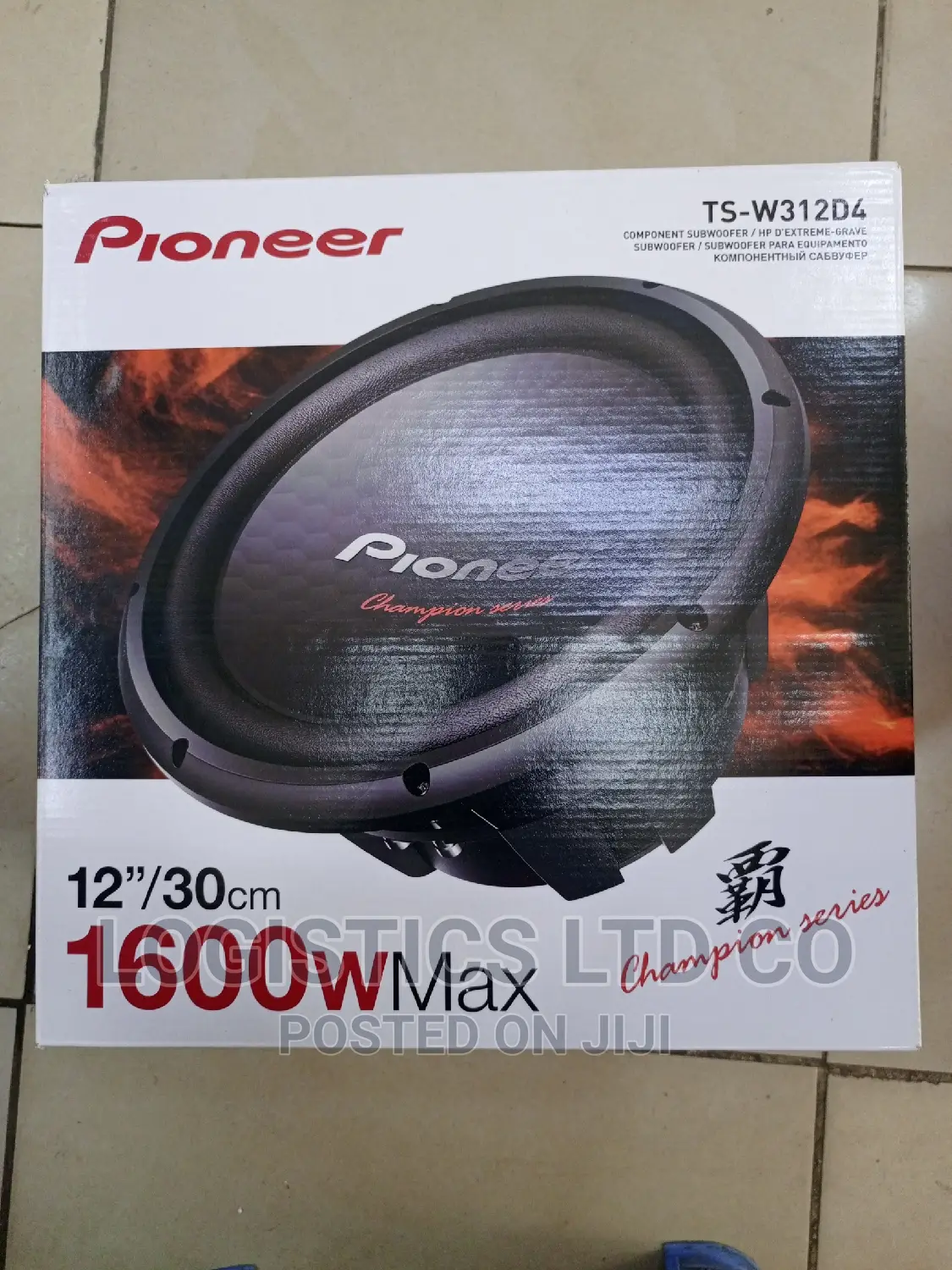 Pioneer Ts W312D4 1600w 500RMS