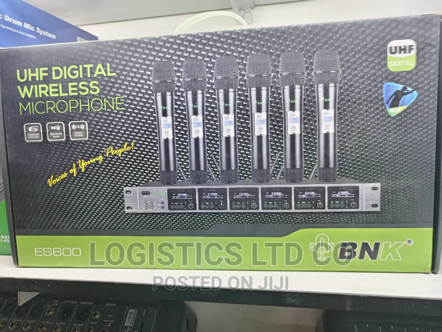 BNK Professional 6channels UHF Wireless Microphone ES600