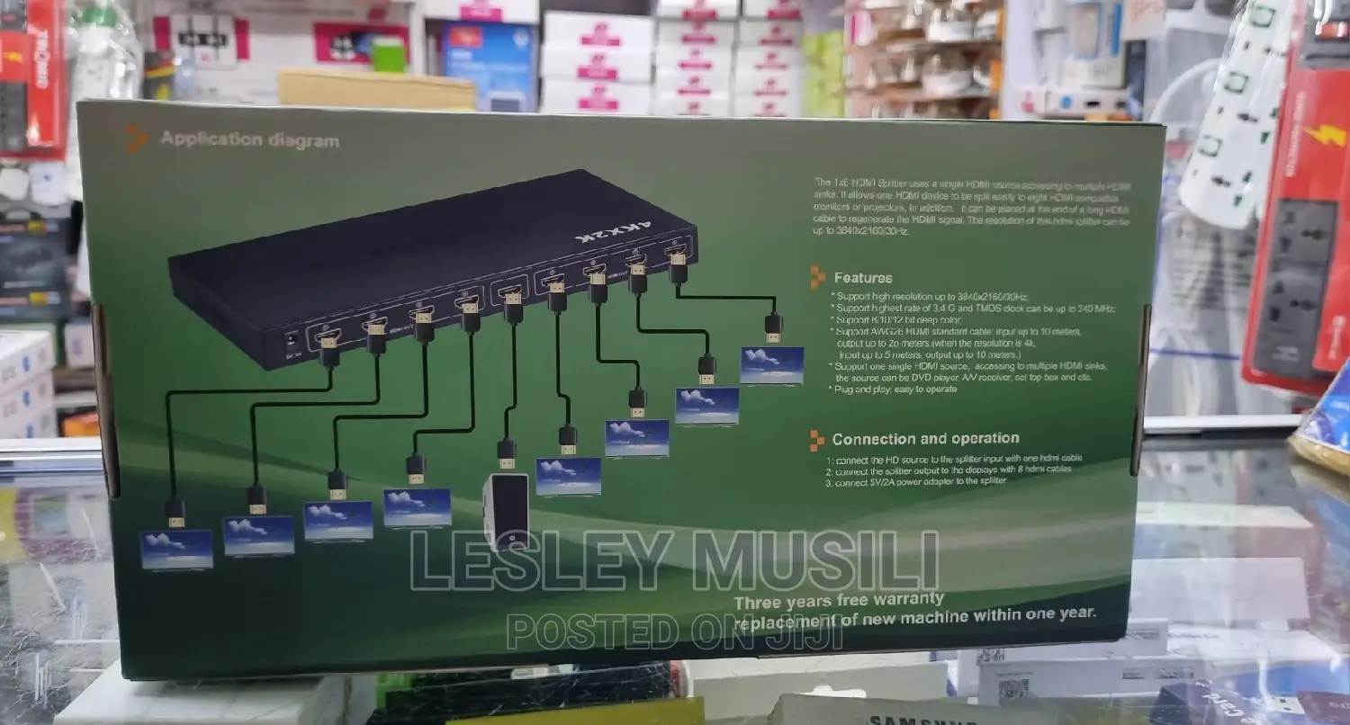  HDMI Splitter - 1x8
