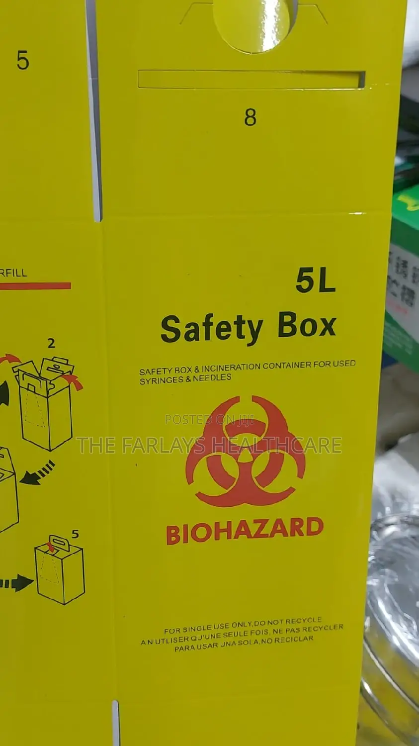 Safety Box Biohazard Bags.