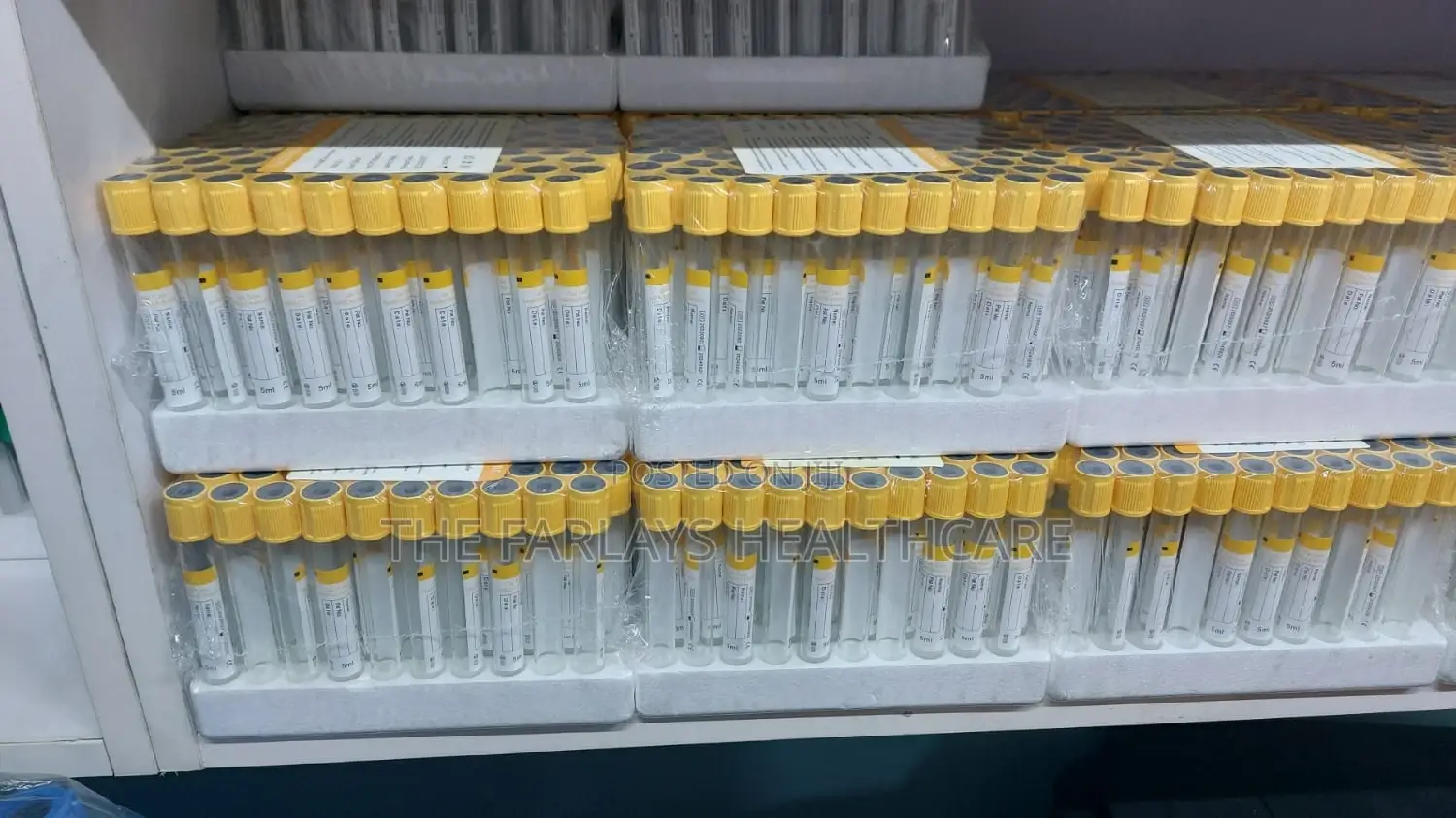 Vacutainers / Yellow Tops.
