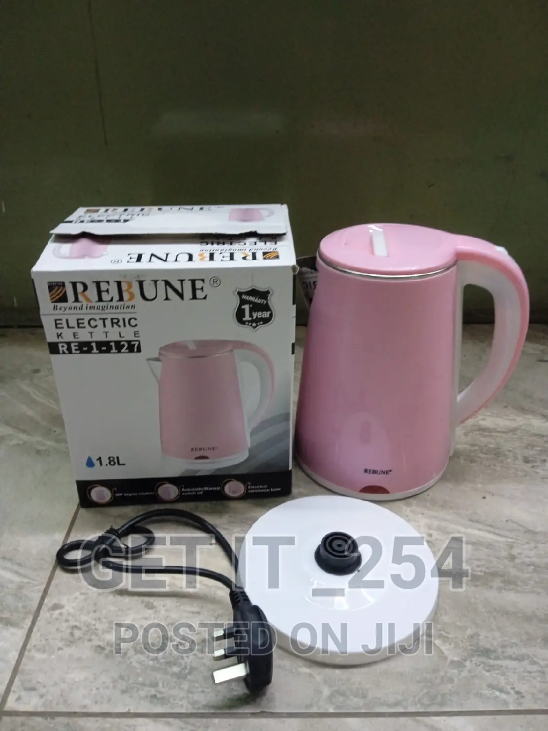 Rebune 1.8 Litres Plastic Electric Kettle