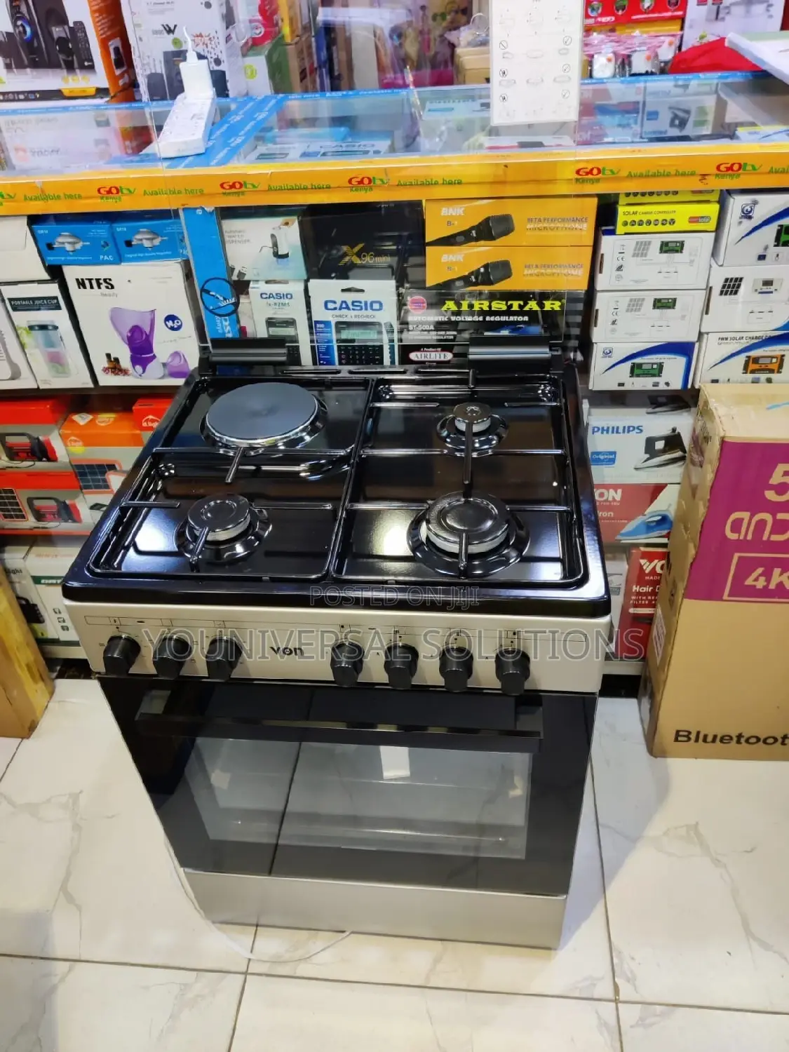 *Von Cooker 3g+1e. Electric Oven 60cmx60cm At