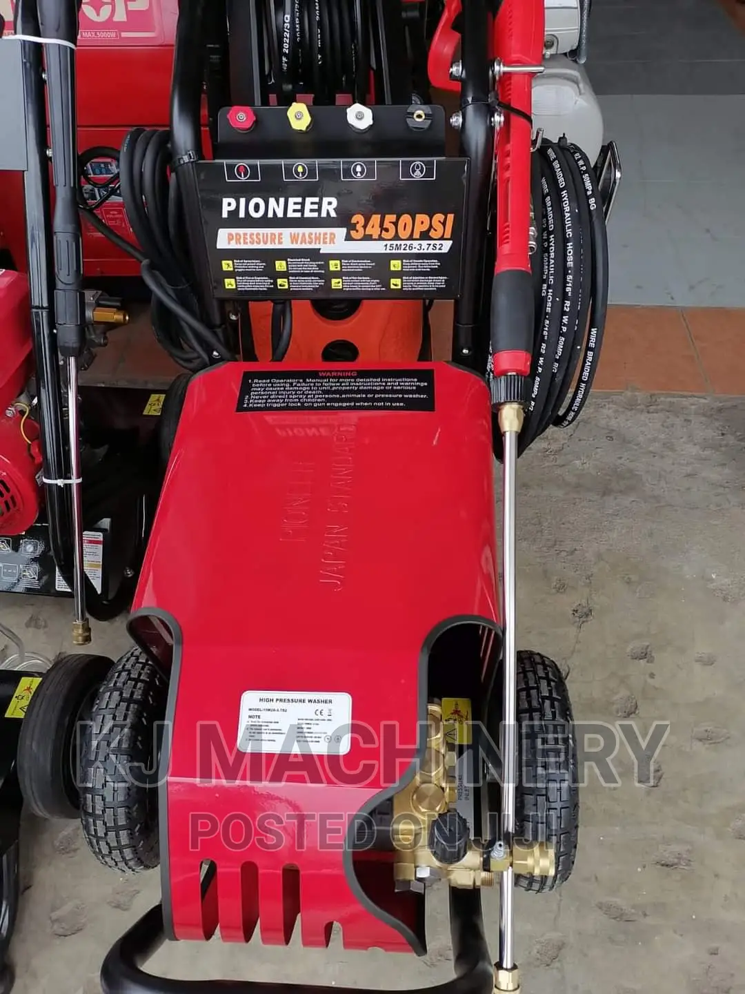 Pioneer 3450psi High Pressure Washer-Commercial Purpose.