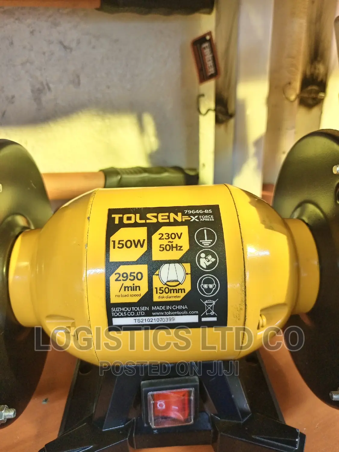 TOLSEN Bench Grinder 6′′ (150x16x12.7mm) 79646