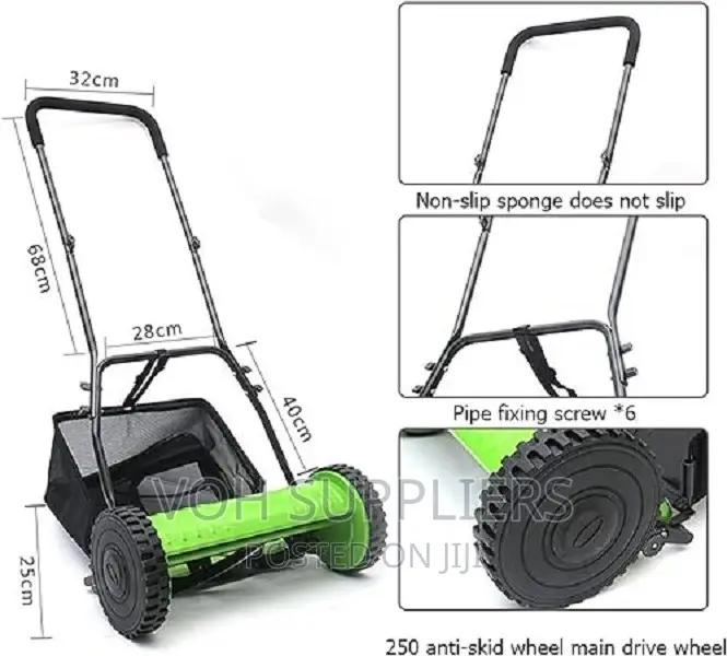 Manual Hand Push Lawnmower Lawn Mowing Agricultural Small Ho