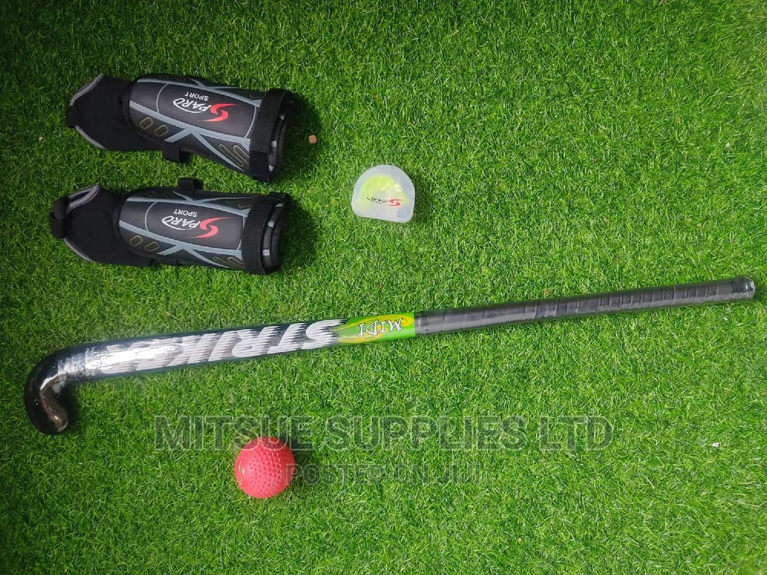 Full Student Hockey Set ( 36' Stick, Ball, Shin M-Guards)