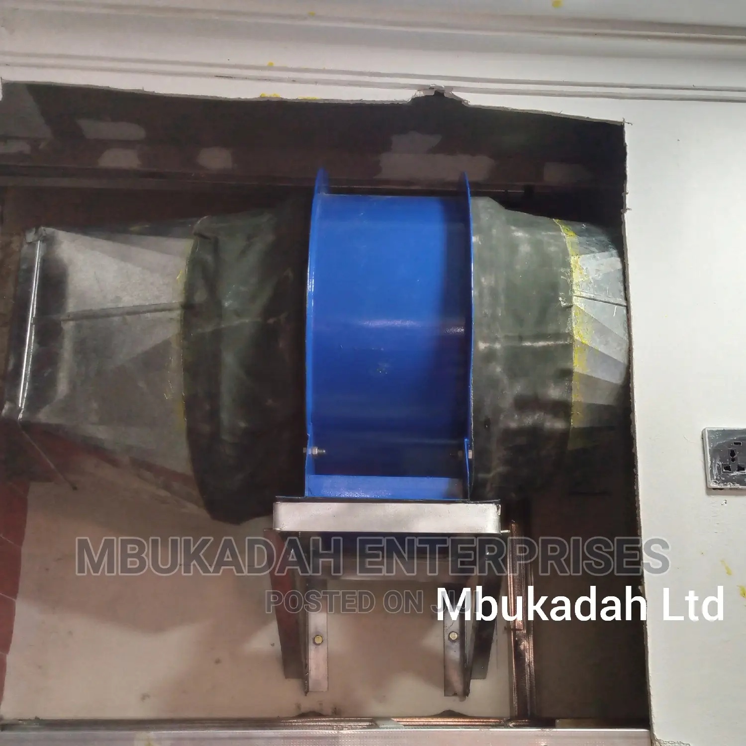 Axial Fan Mounted for Smoke Extraction