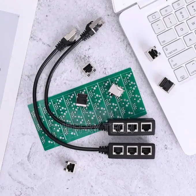 Rj45 Ethernet Cable Adapter Splitter 1male to USB Hubs