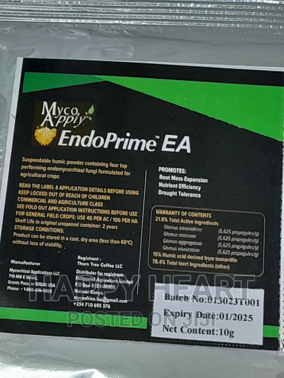 MYCOAPPLY ENDOPRIME 10G Mycorrizal Fungi -root Growth