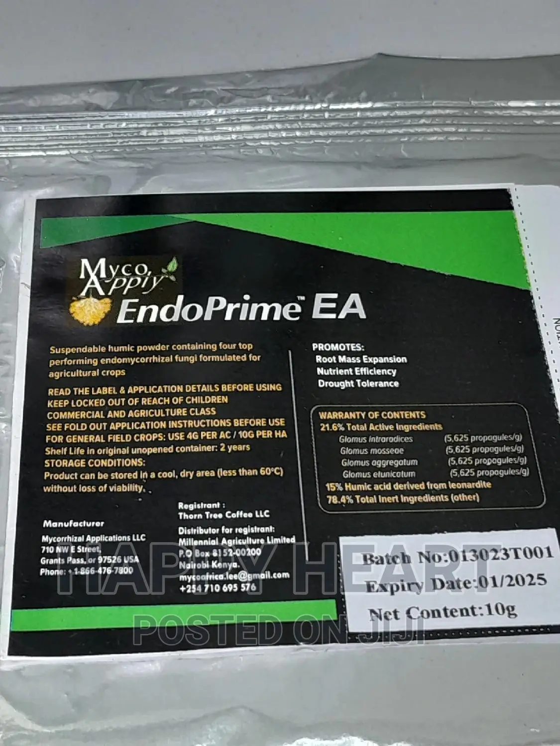 MYCOAPPLY ENDOPRIME 10G Mycorrizal Fungi -root Growth