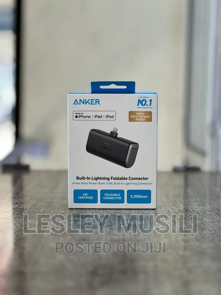 Anker Portable Charger With Built-in Lightning Connector