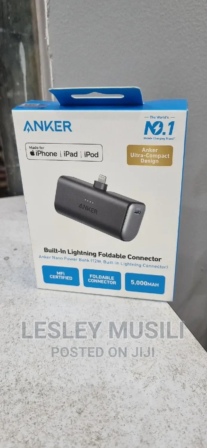 Anker Portable Charger With Built-in Lightning Connector