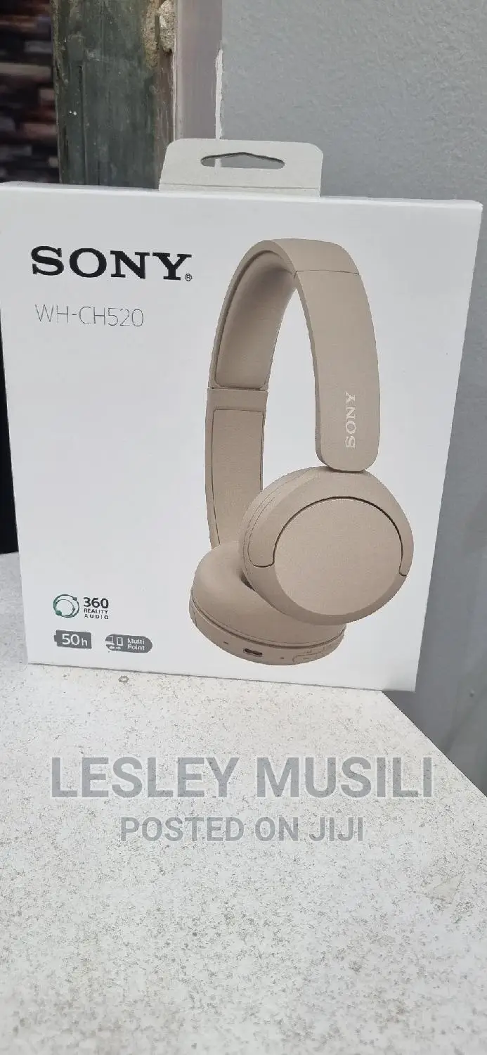 Wh-Ch520 Wireless Headphones With Microphone | Gold