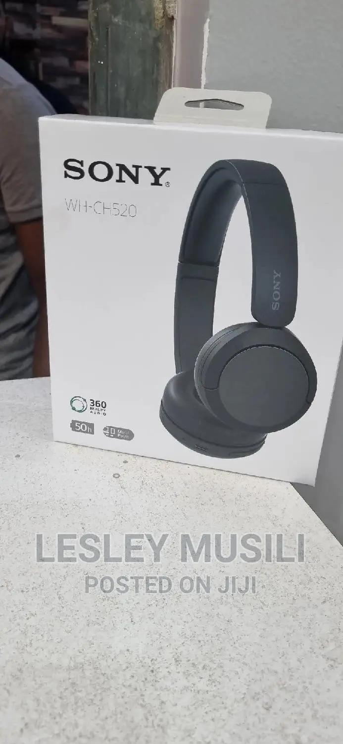 WH-CH520 Sony Wireless Headphones With Microphone | Black