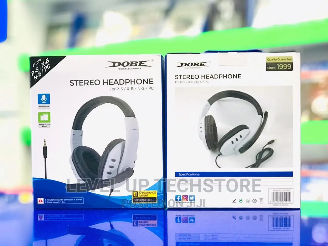 Dobe Wired Stereo Headphones With Microphone - New