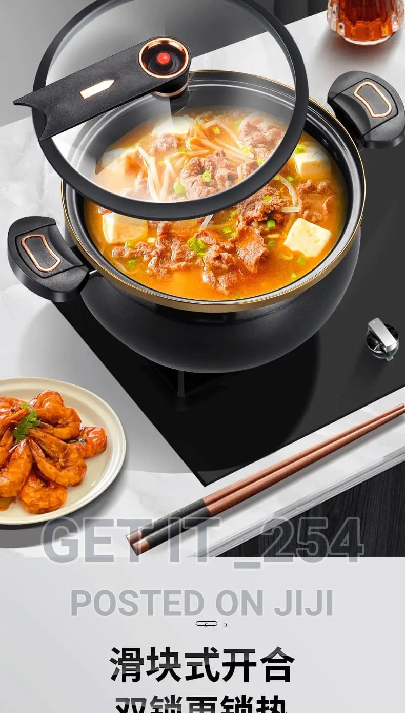 Enamel Micro Pressure Cooker Pot
Induction Safe