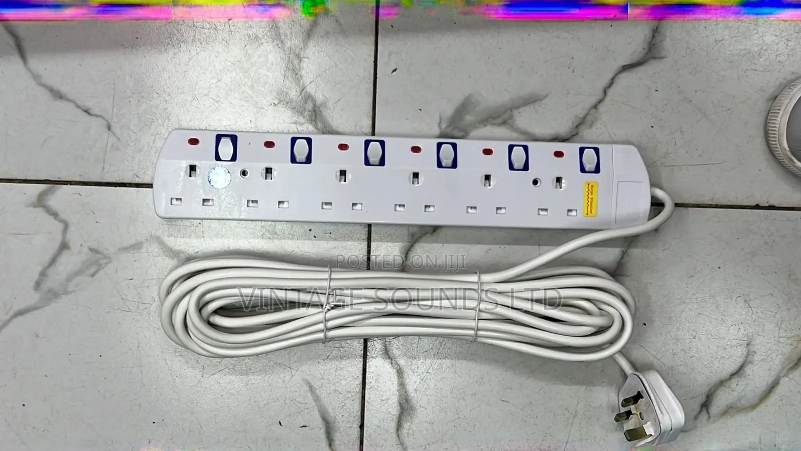 EXTENSION CABLE 6 Way 10 Meters