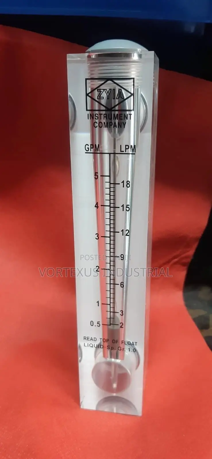 Flow Meter Panel Type 5gpm/2-18