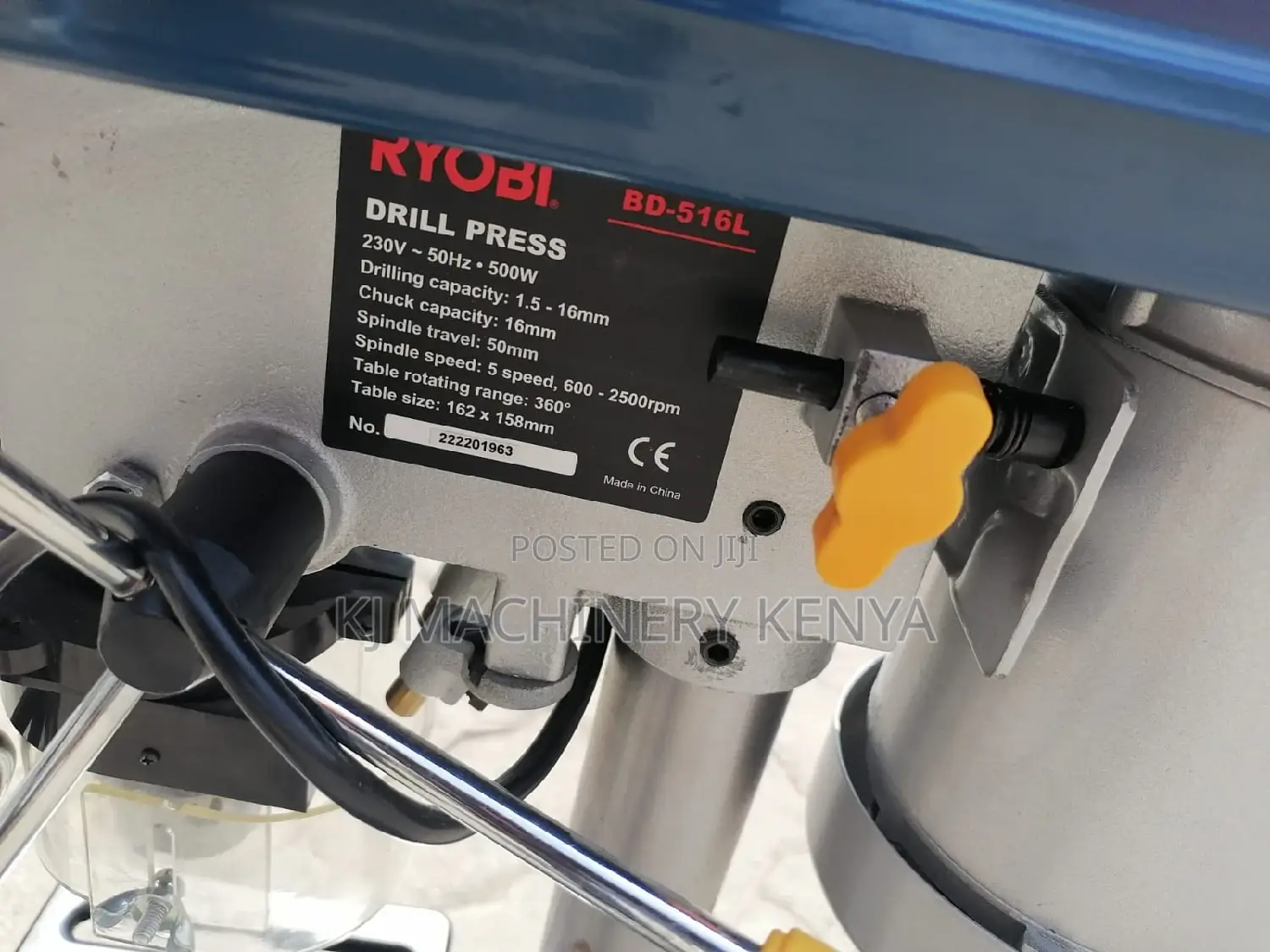 Drill Press-Bd-516l-230v~50hz.500w-16mm