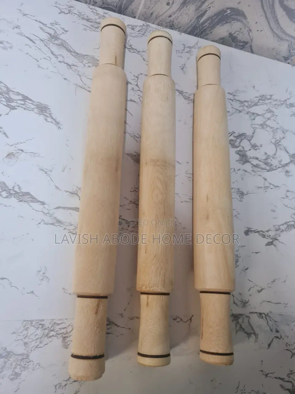 Chapati Rolling Pin Wooden With Handles
