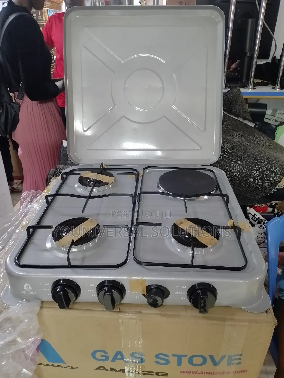 3gas Banners One Electric Cooker Table Top