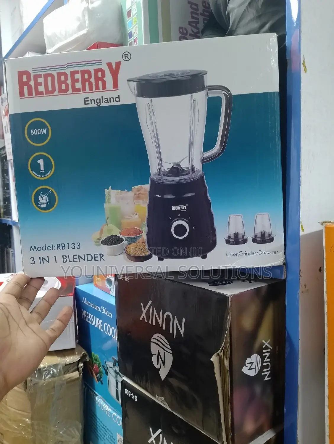 Red Berry 3in 1 Blender